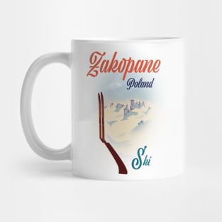 Zakopane Poland ski Mug